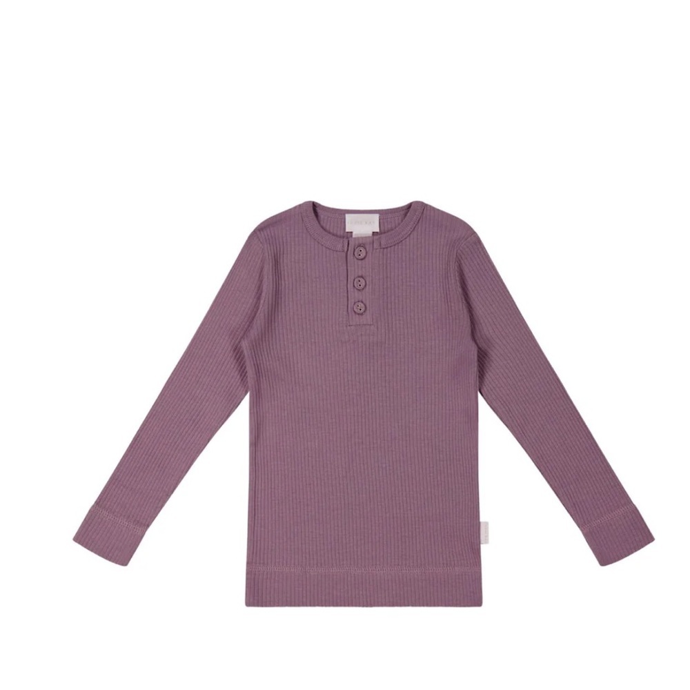 JAMIE KAY Organic Cotton Modal Long Sleeve Henley